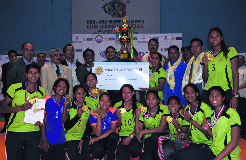 Army, APF crowned as men's, women's champions in league volleyball